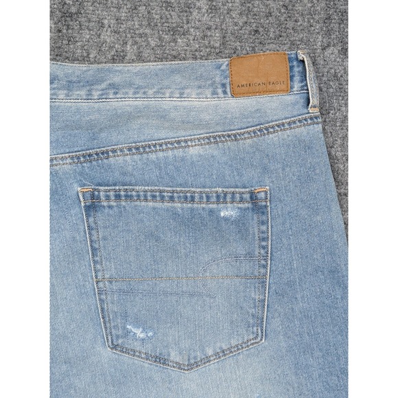 American Eagle Mom Jeans Women's Size 20 Regular Wash Distressed Denim - Picture 12 of 14